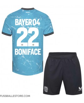 Günstige Bayer Leverkusen Victor Boniface #22 3rd trikot Kinder 2023-24 Kurzarm (+ Kurze Hosen)